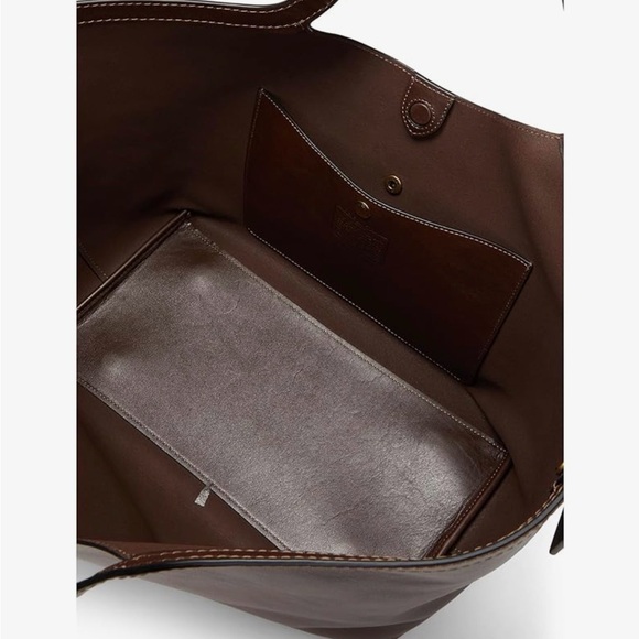 *NWT*Coach Gramercy Brown Leather Tote Bag - Picture 4 of 7